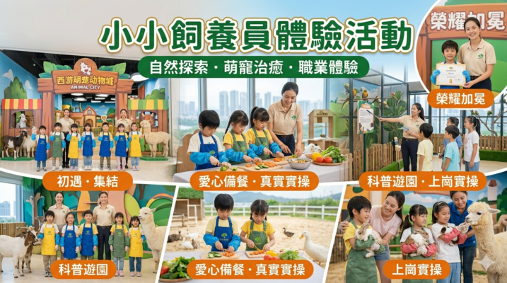 7月4🐇 印象城西游動物城｜小小飼養員親子體驗